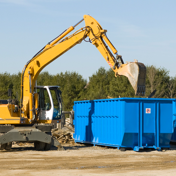 what happens if the residential dumpster is damaged or stolen during rental in Kickapoo Site 7